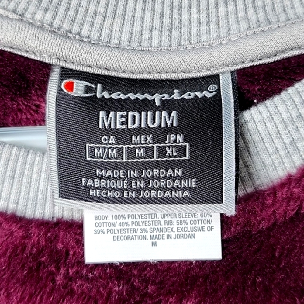 Champion Fuzzy Crop Sweatshirt - Picture 2 of 4